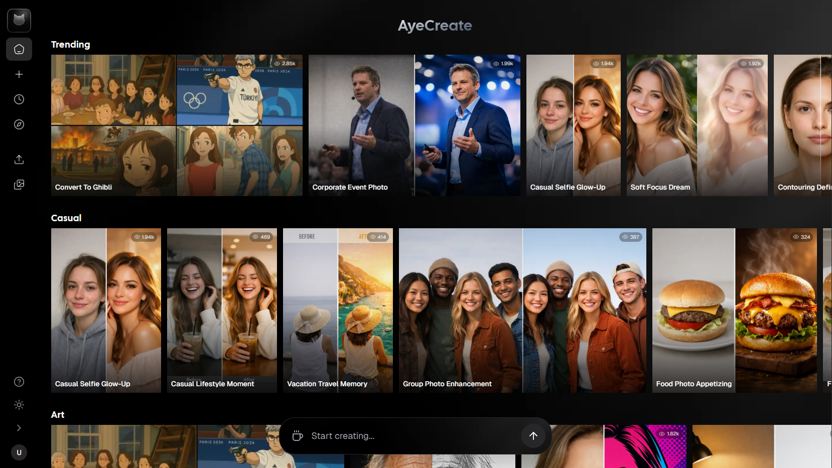 AyeCreate V2 screenshot 3