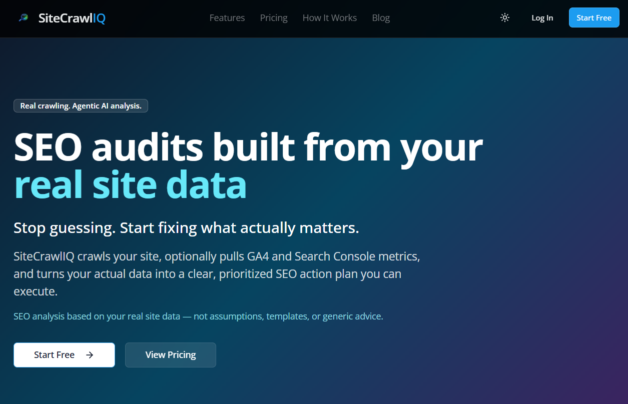 SiteCrawlIQ screenshot 1