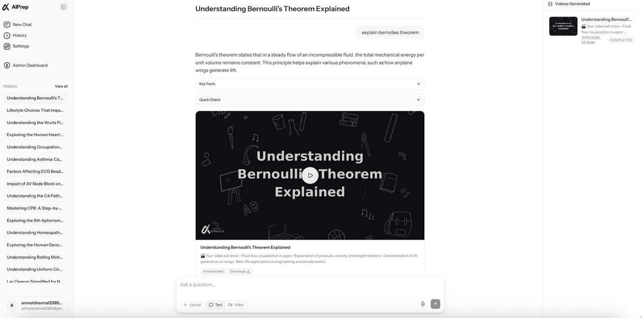AIPREP: AI Video Tutor screenshot 3
