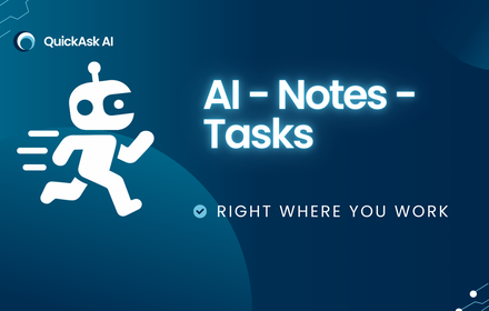 QuickAsk AI - Ask AI, Mini tasks & Notes screenshot 2