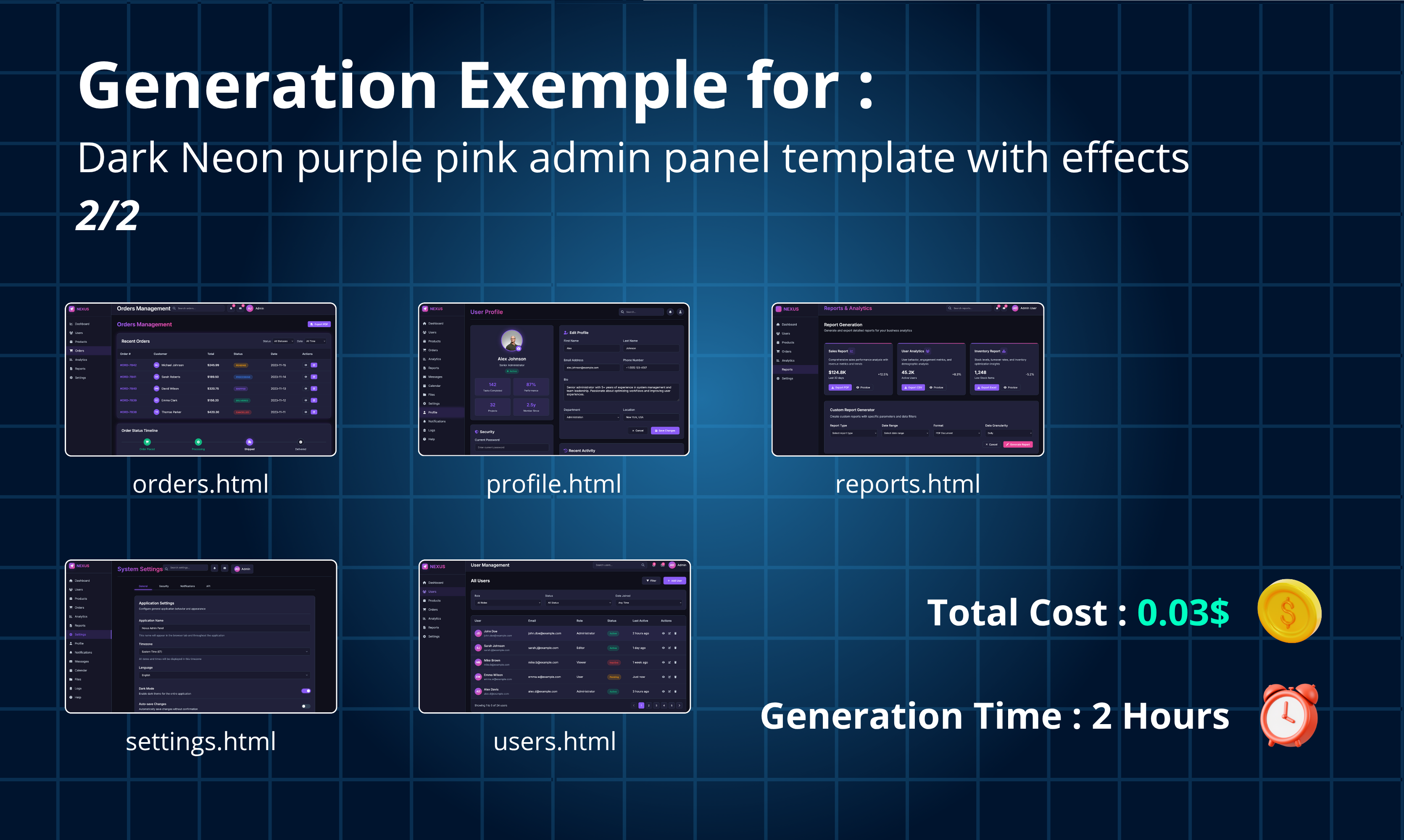 OpenAdmin Engine screenshot 4