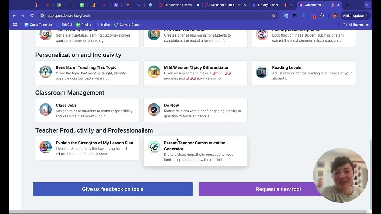 QuestionWell screenshot 2