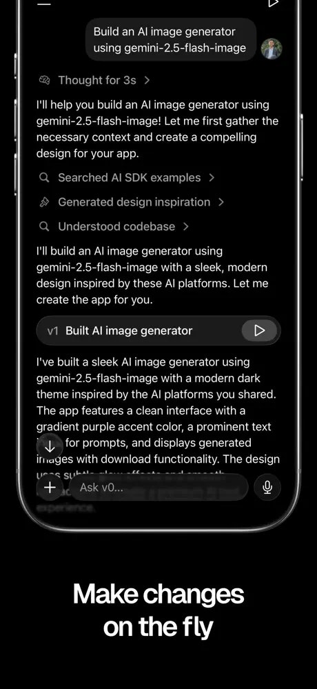 v0 for iOS screenshot 3