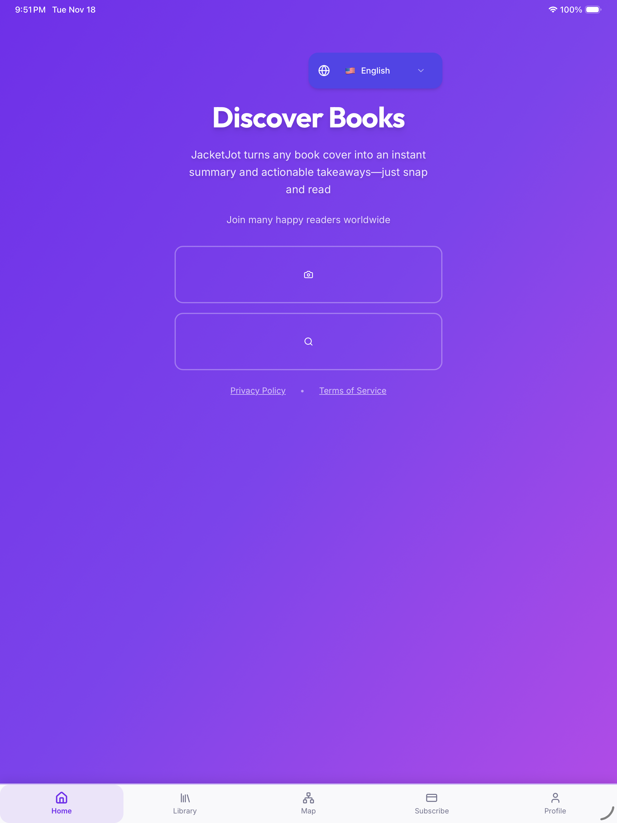 JacketJot – AI Book Scanner screenshot 1