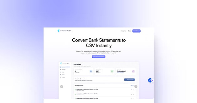 Statement Flow screenshot 2
