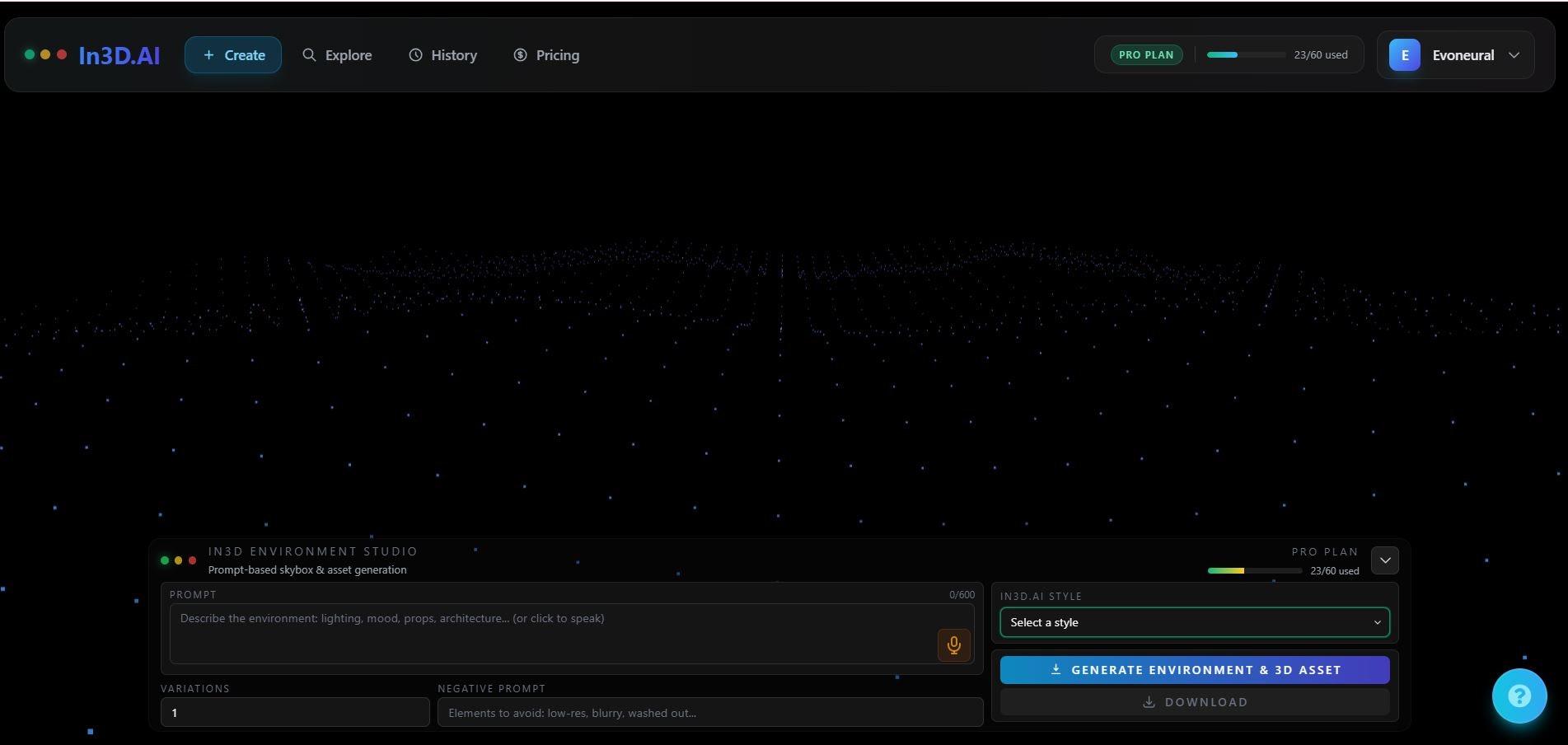 In3D.ai screenshot 1