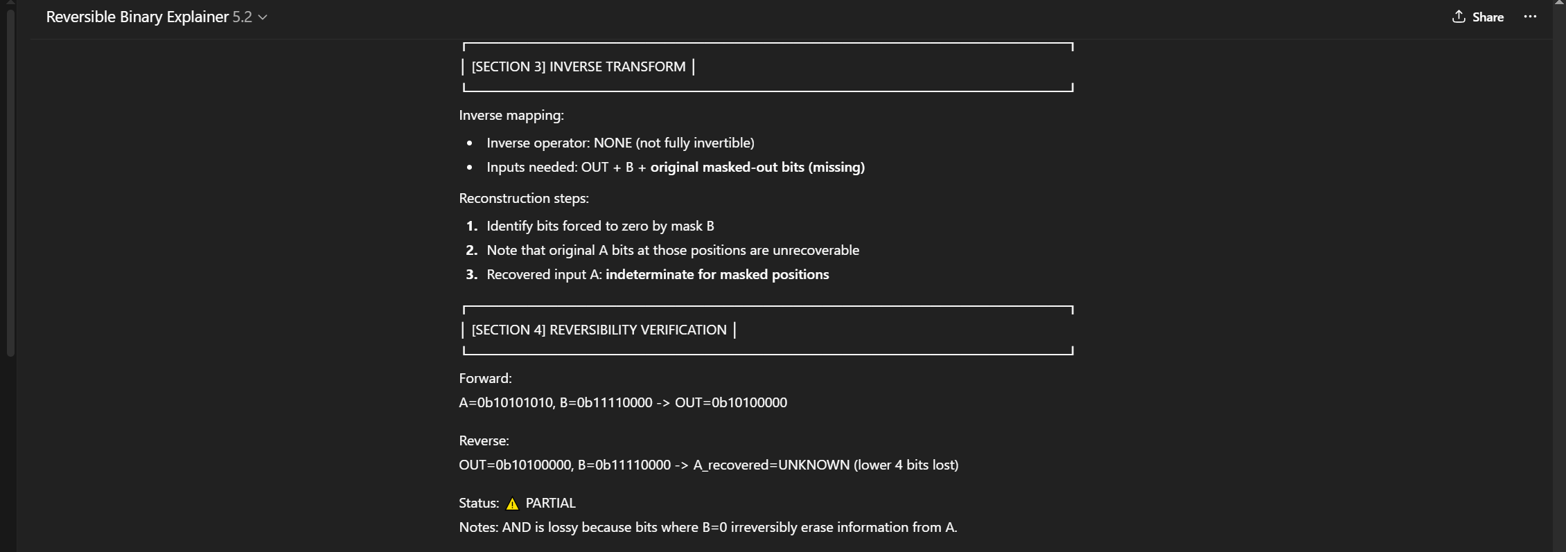 Reversible Binary Explainer screenshot 34