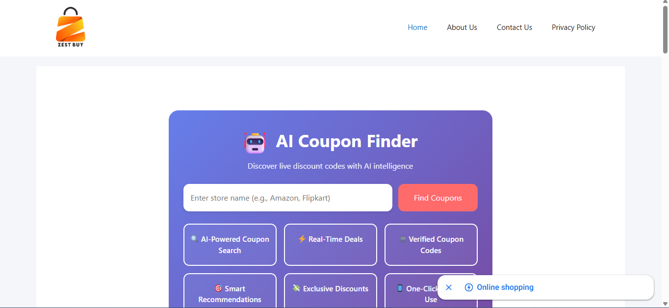 zestbuy.in screenshot 2