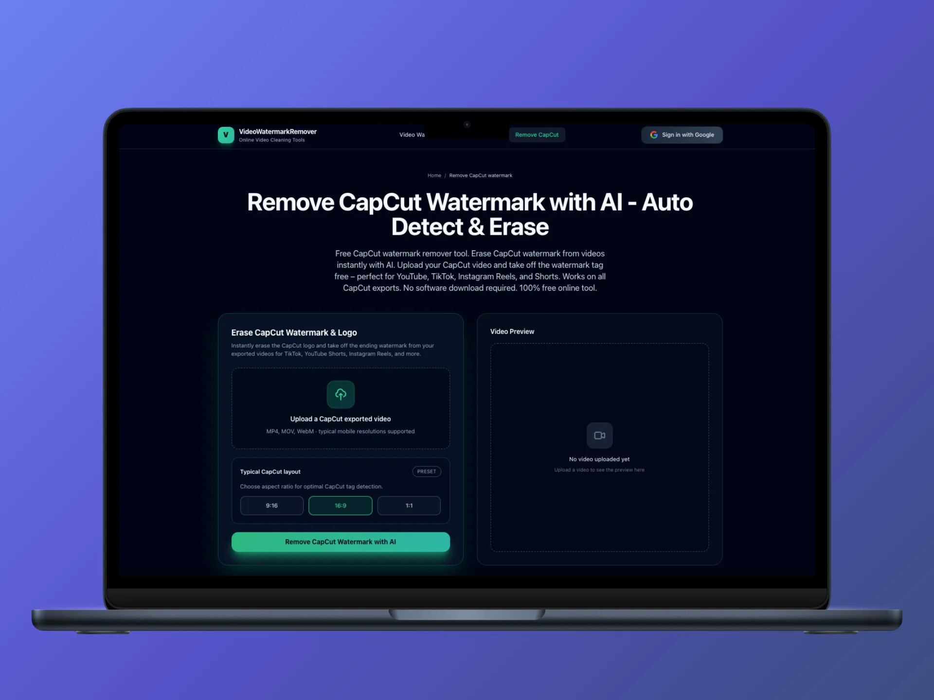 CleanVideoAI – Watermark Remover screenshot 2