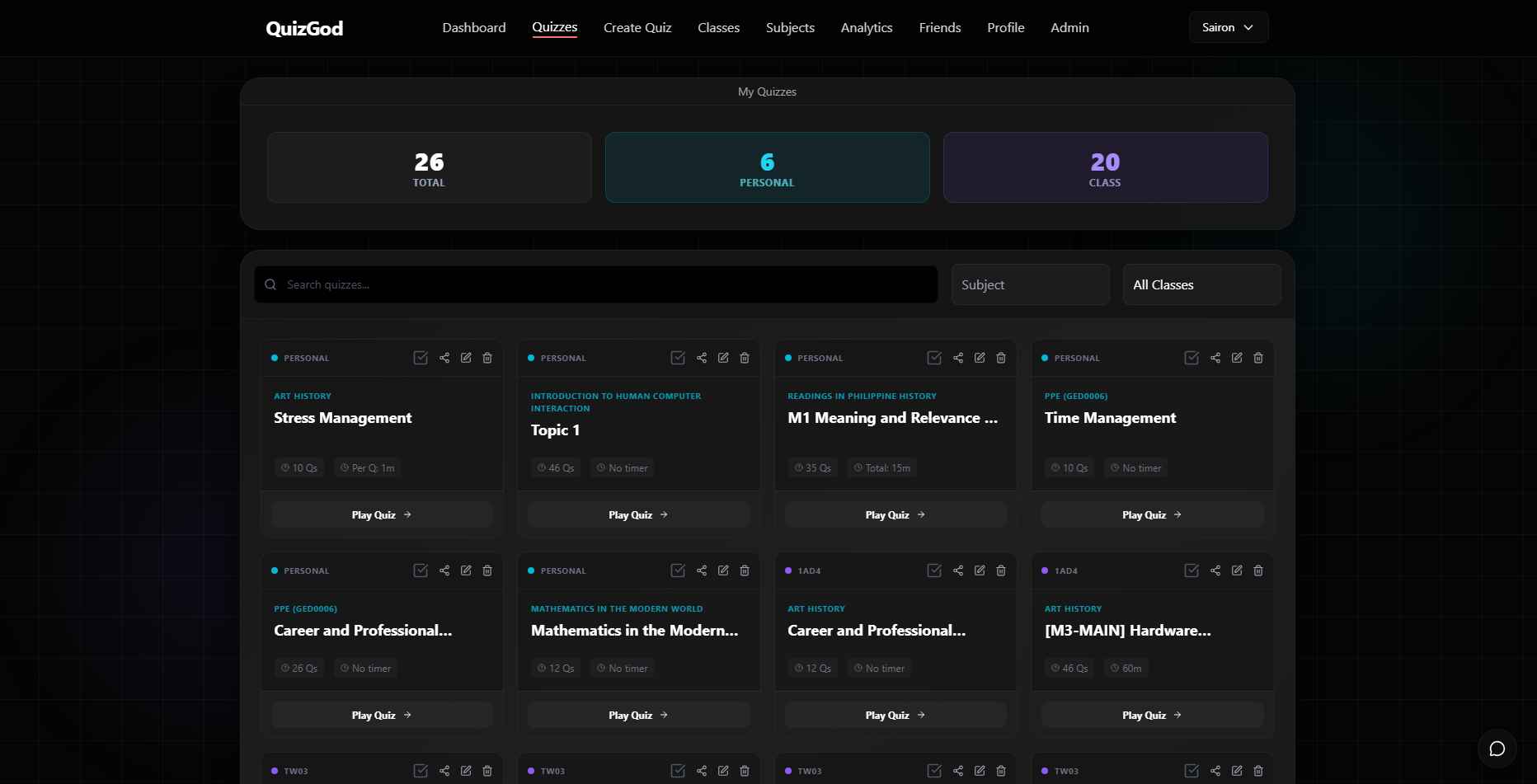 QuizGod screenshot 3