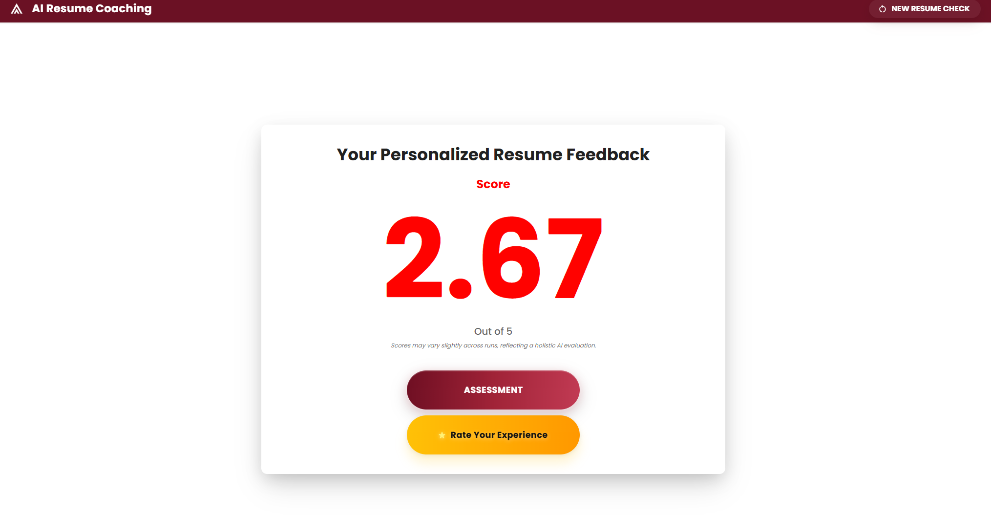 Beruf AI Resume Coaching screenshot 4
