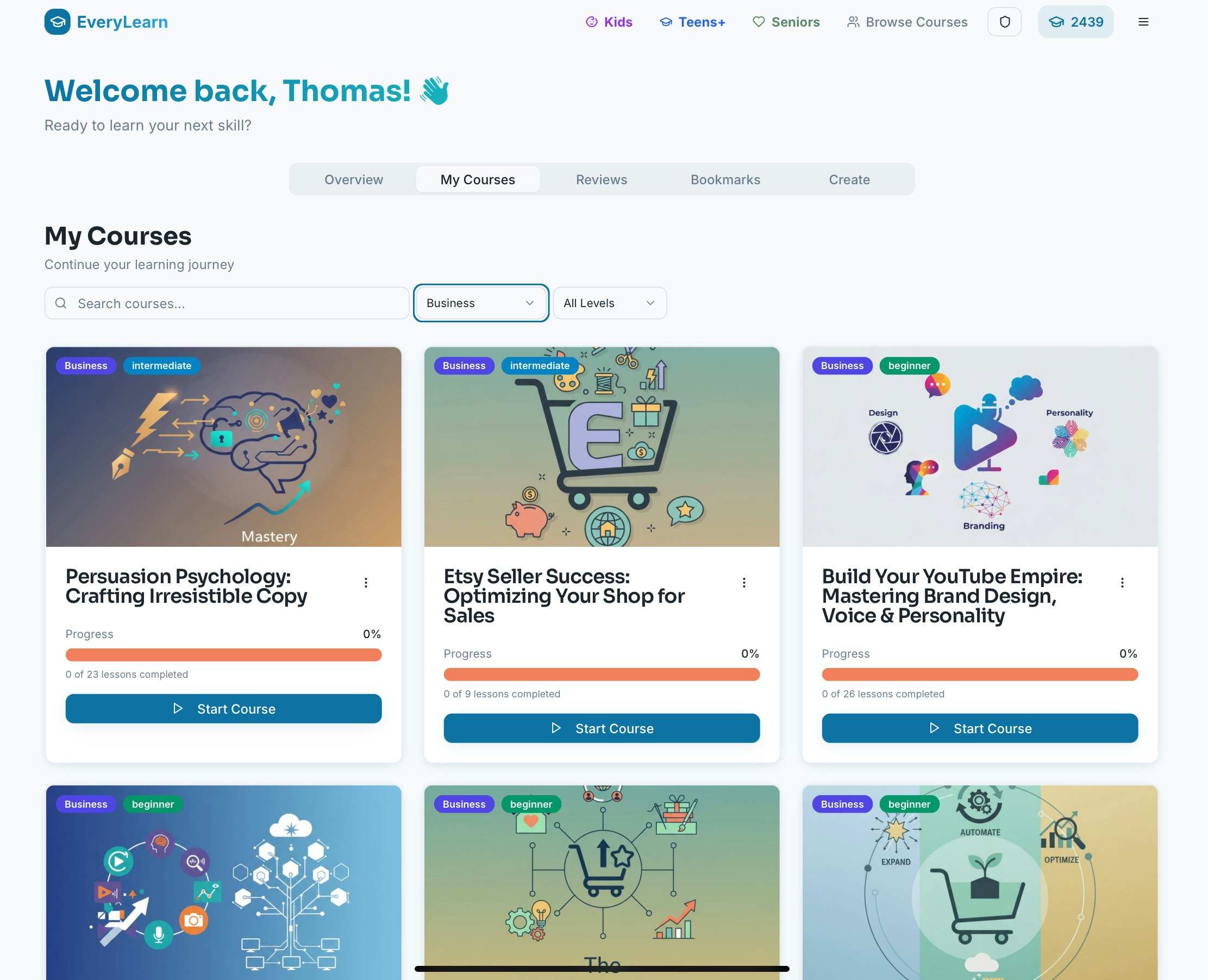 EveryLearn screenshot 2