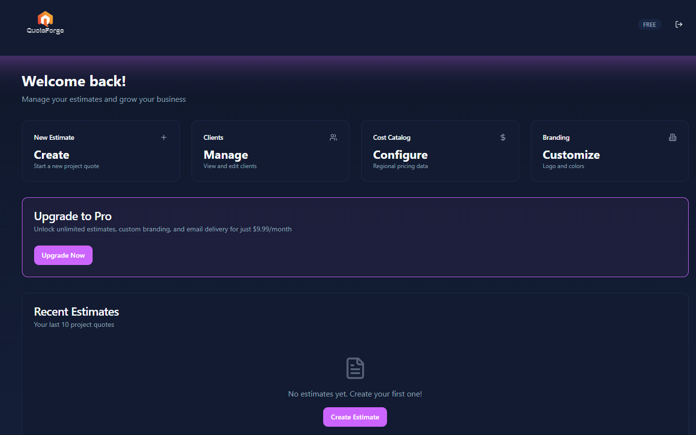 QuoteForge screenshot 3