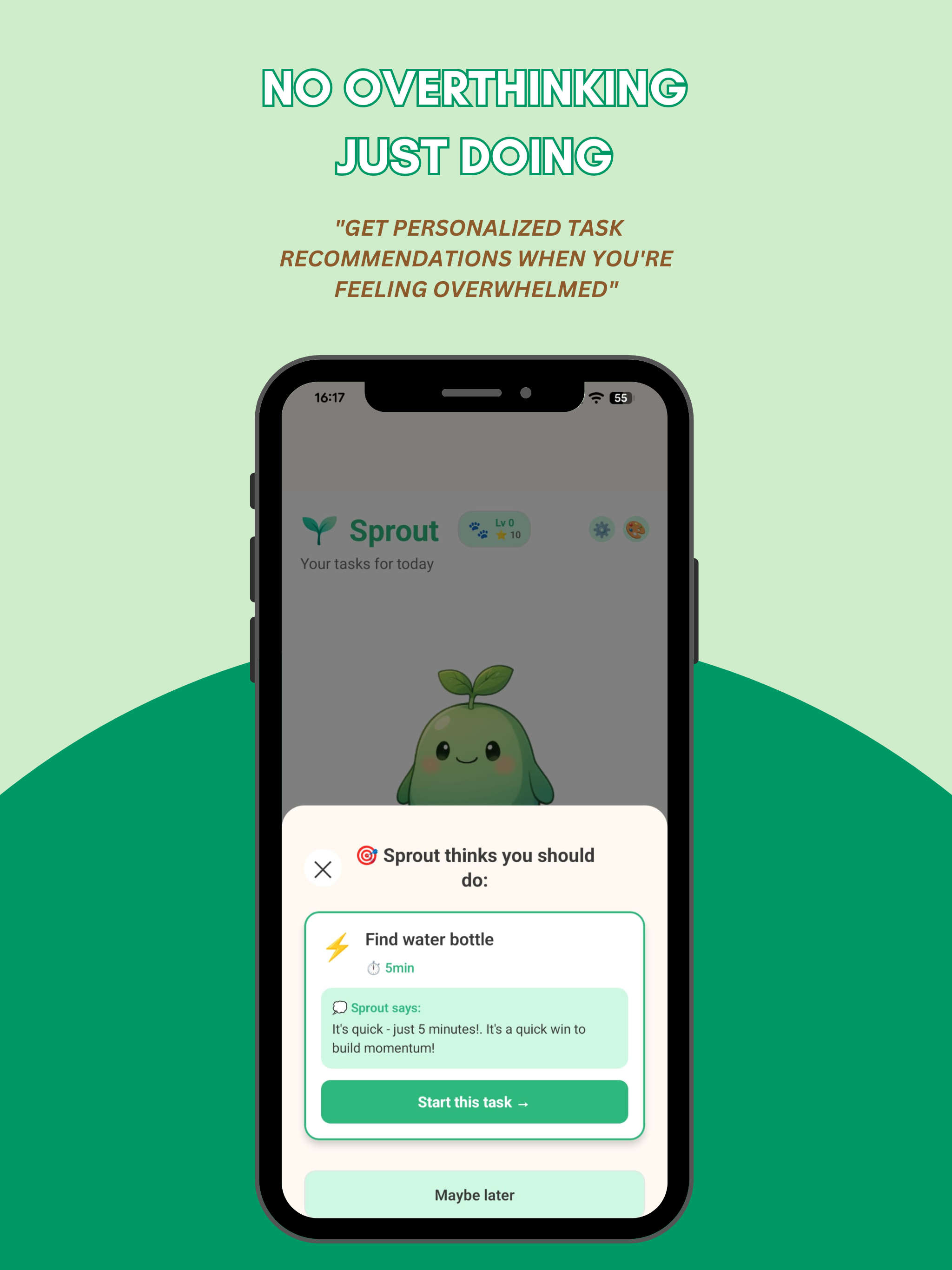   Sprout - Guilt-free ADHD task manager screenshot 6