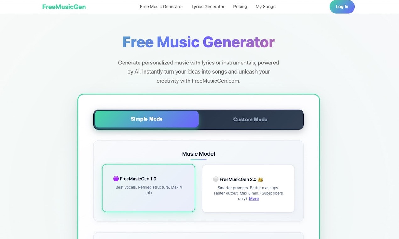 Song Generator screenshot 1