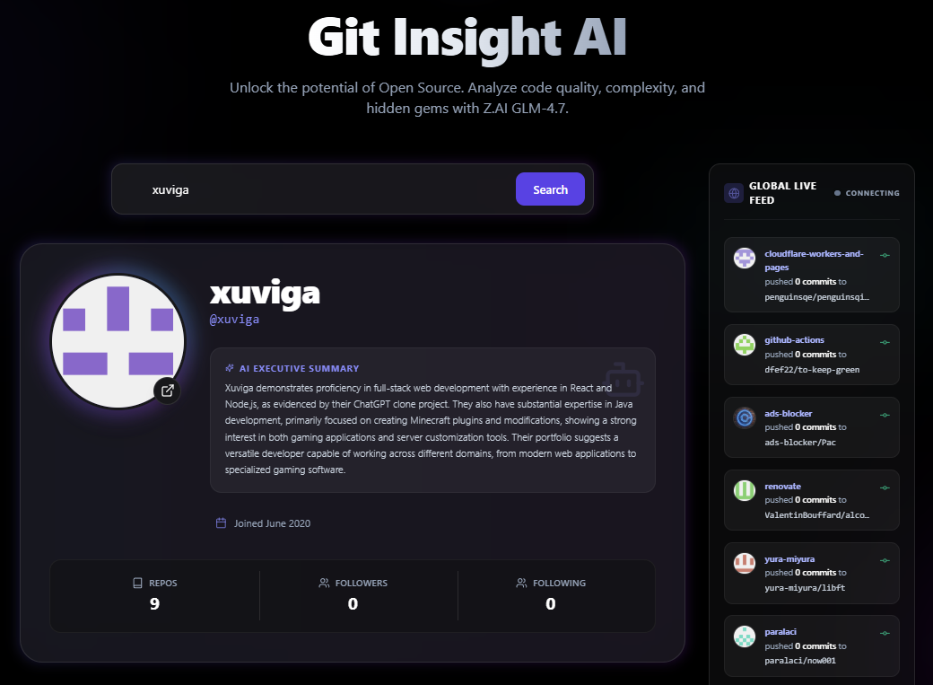 Git Insight AI screenshot 3