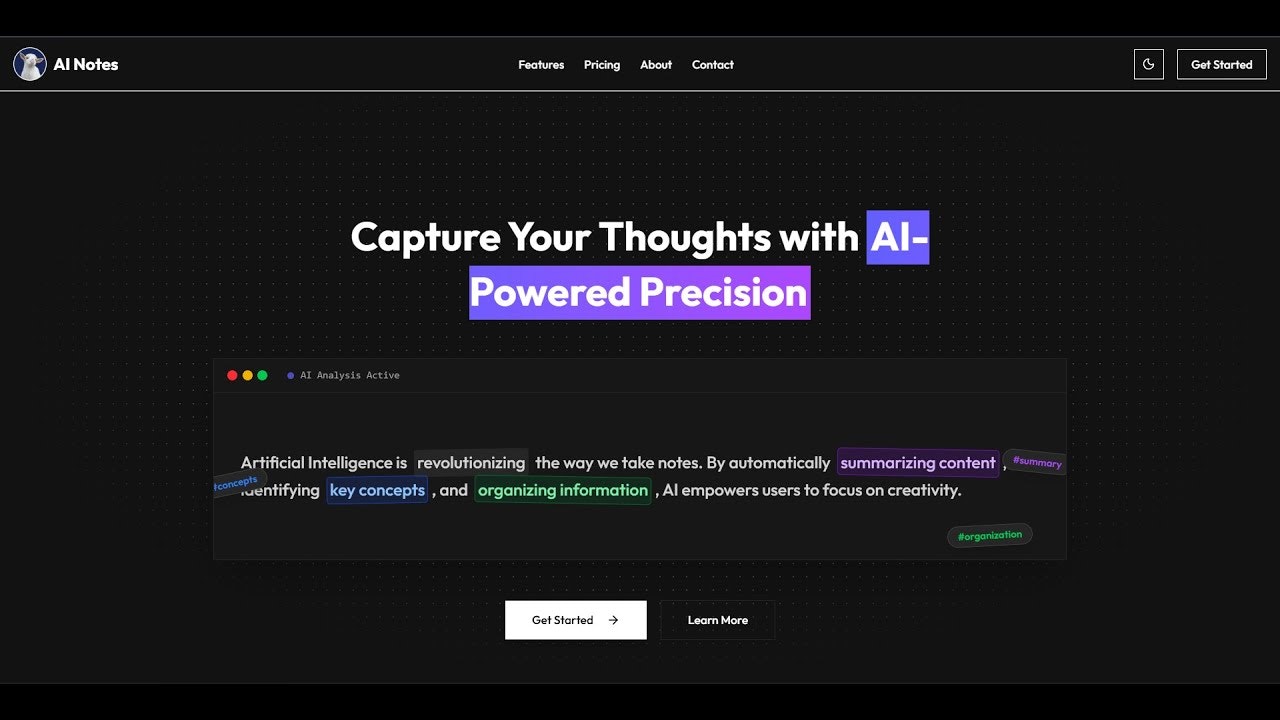 AI-Powered Notes Taker screenshot 1