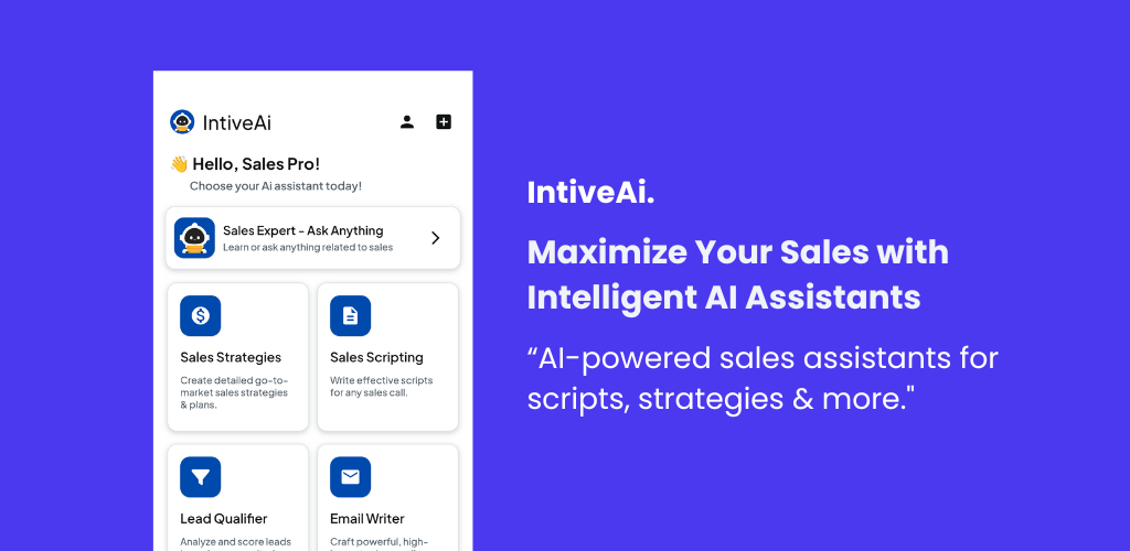 IntiveAi - Sales Expert screenshot 1