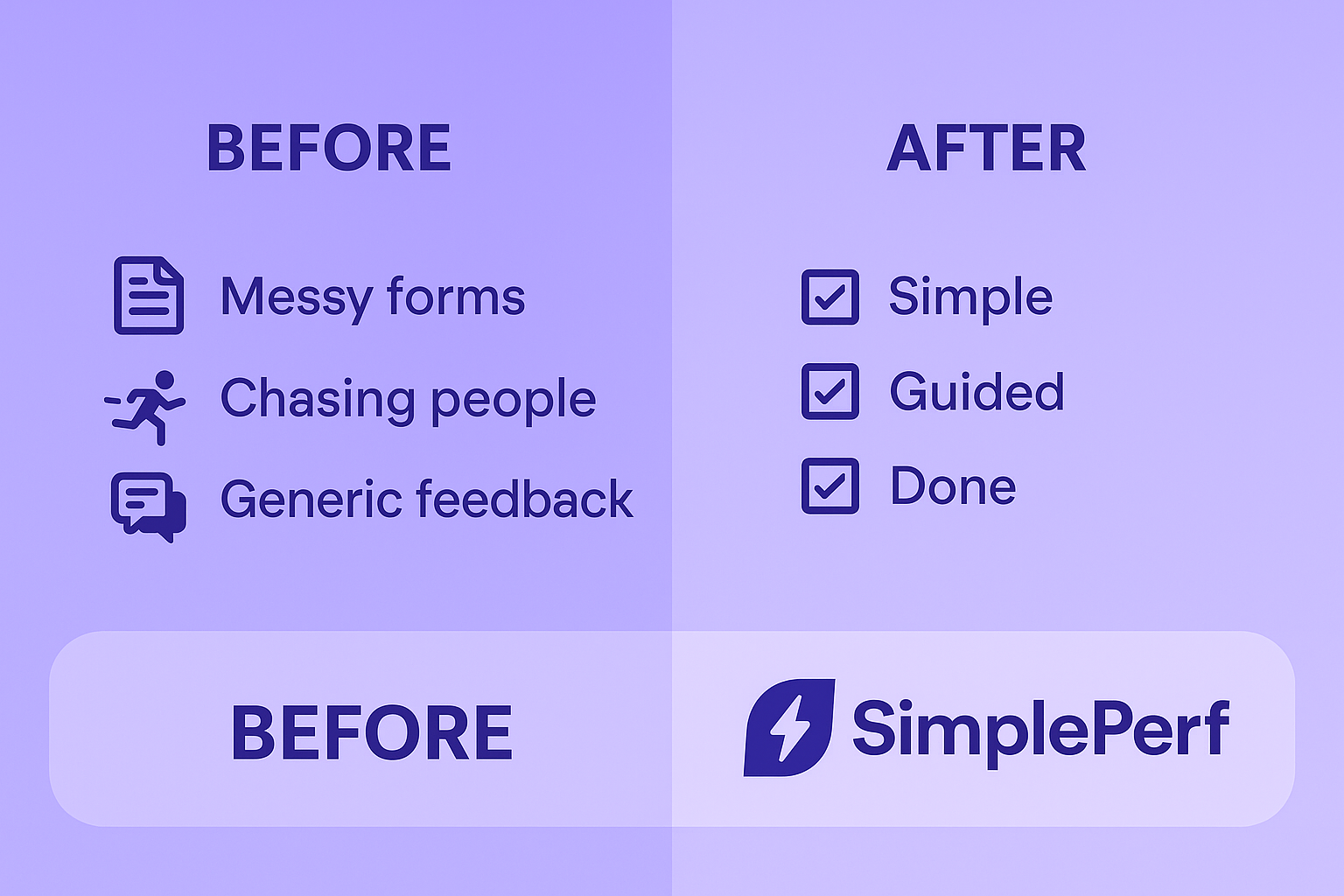 SimplePerf • AI performance reviews screenshot 2