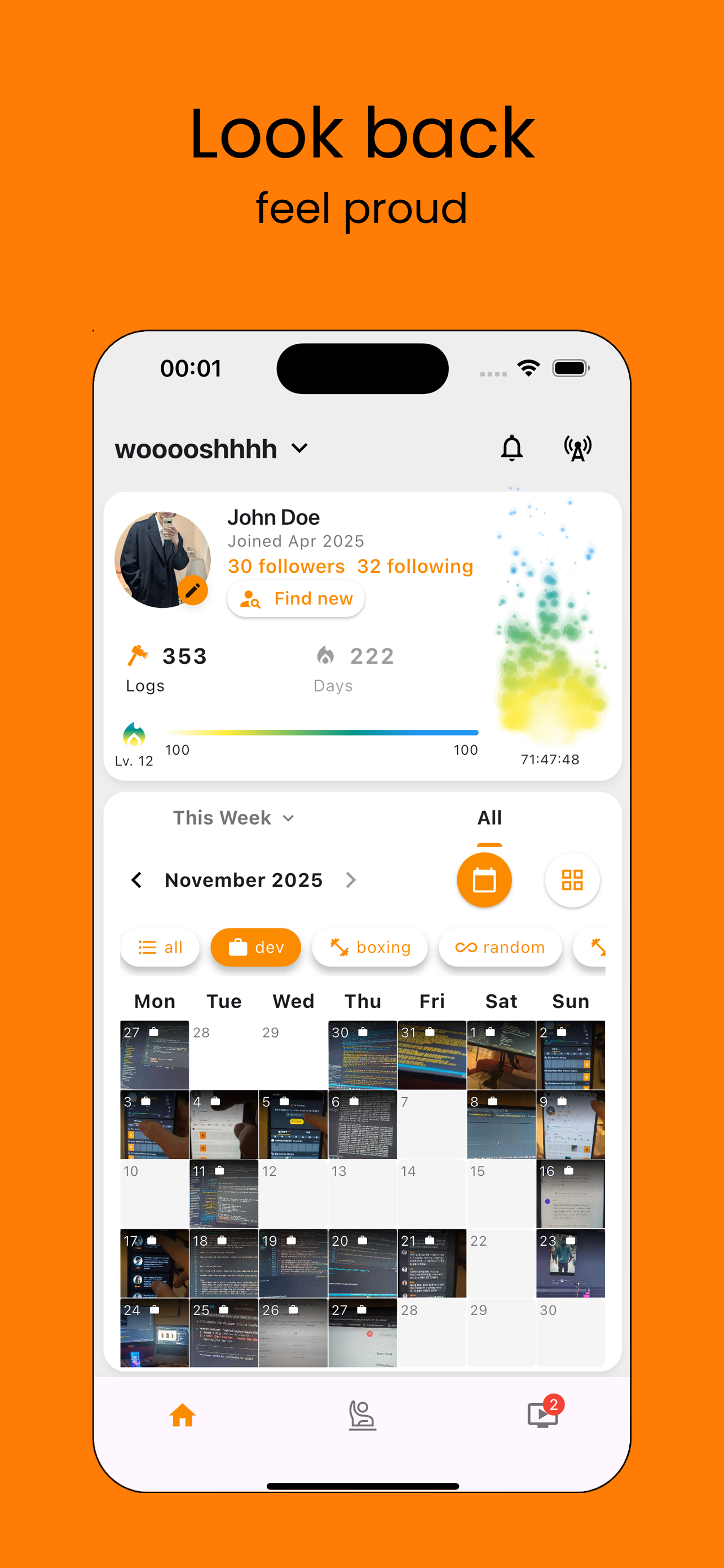 Lumberjack: micro vlogs screenshot 5