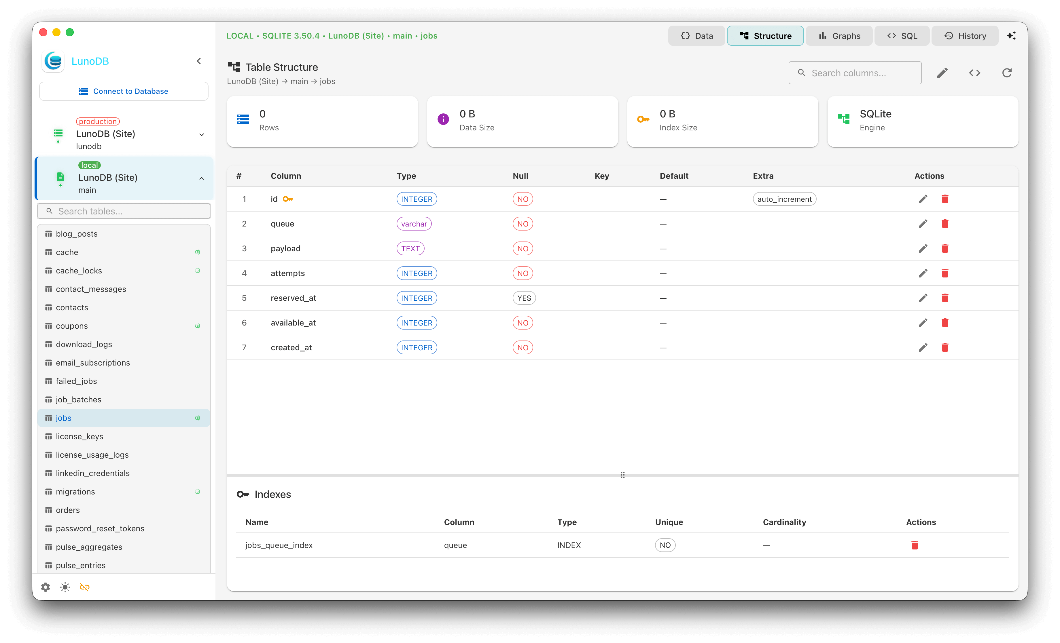 LunoDB - Modern Database Software screenshot 9