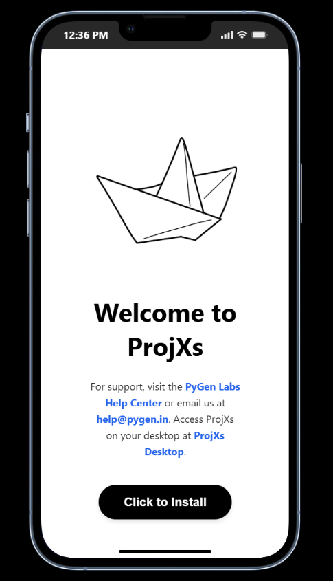 ProjXs Mobile screenshot 3