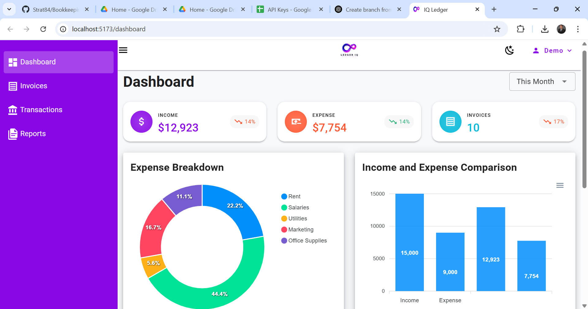 Ledger IQ screenshot 1