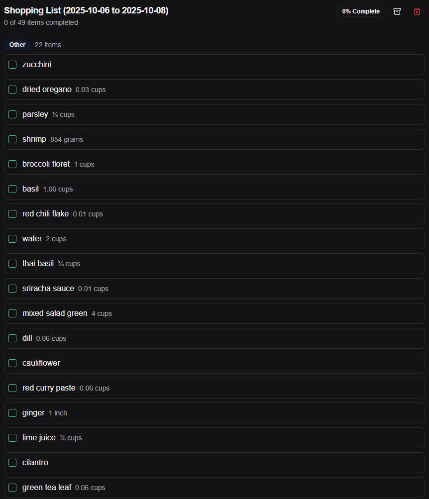 PlanMyMeal.ai screenshot 5