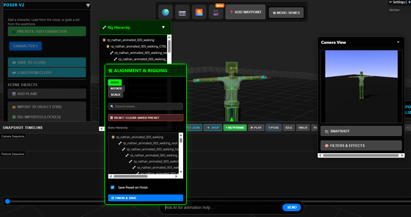 Poser 2.0 screenshot 1