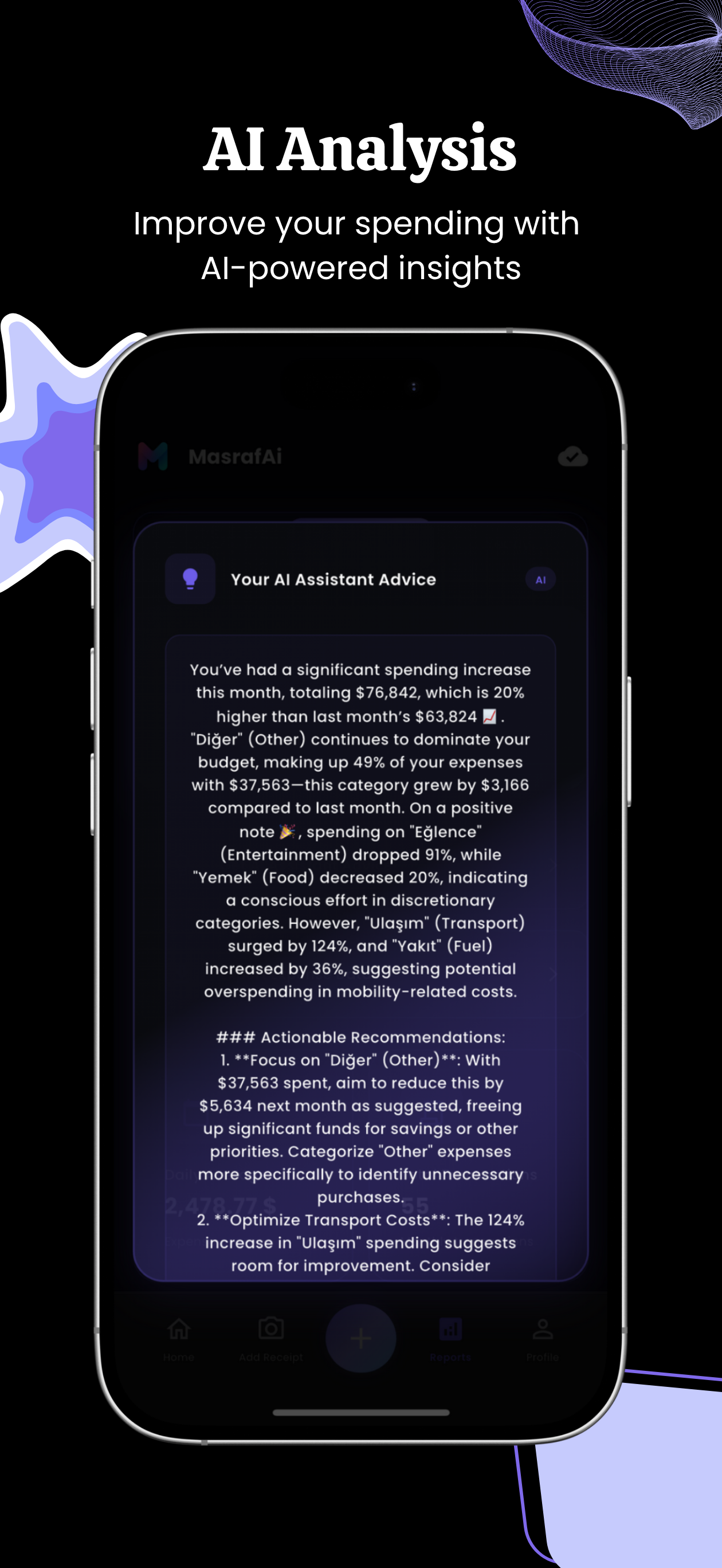 MasrafAi - Expense Tracking screenshot 5