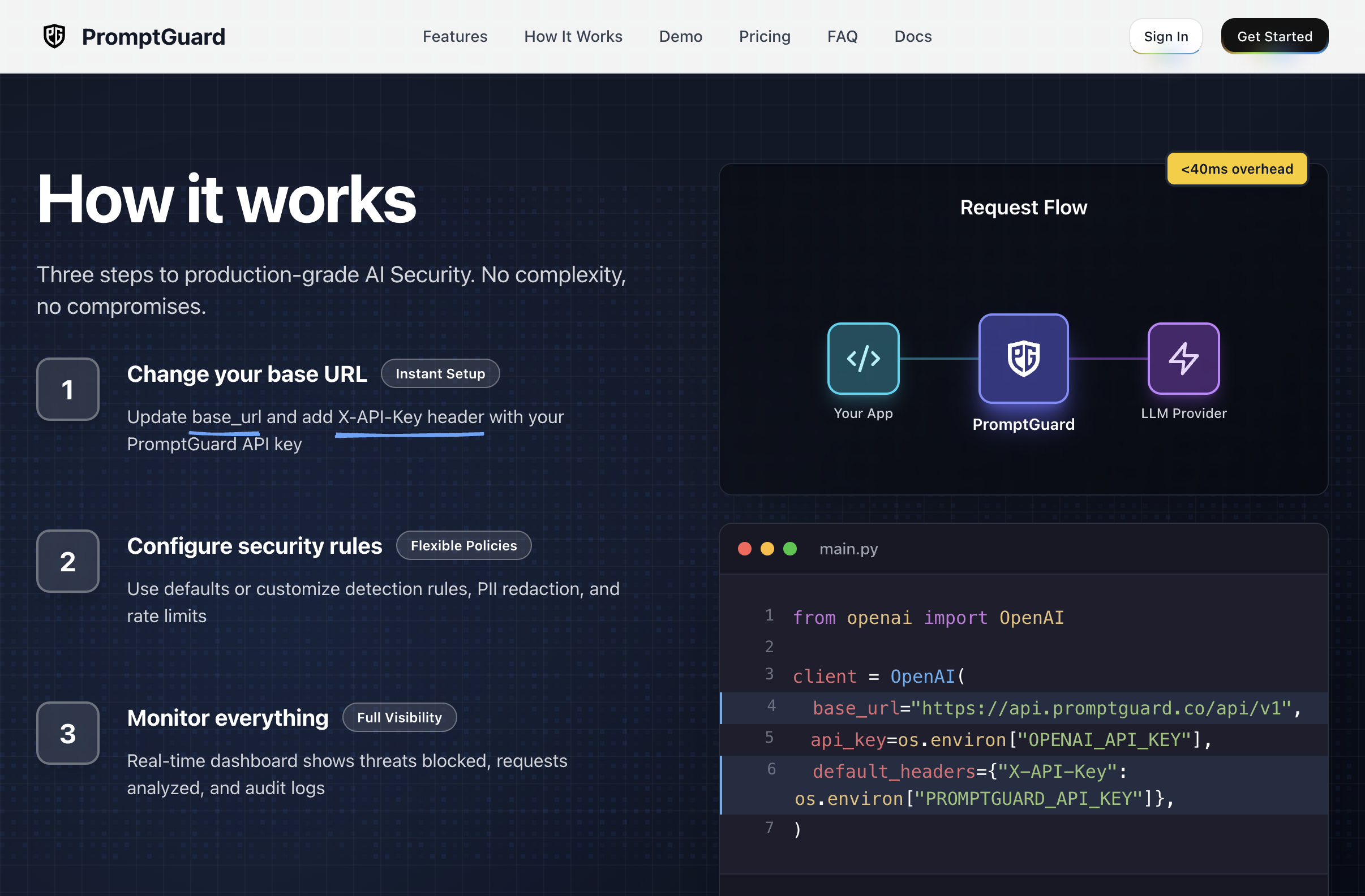PromptGuard screenshot 4