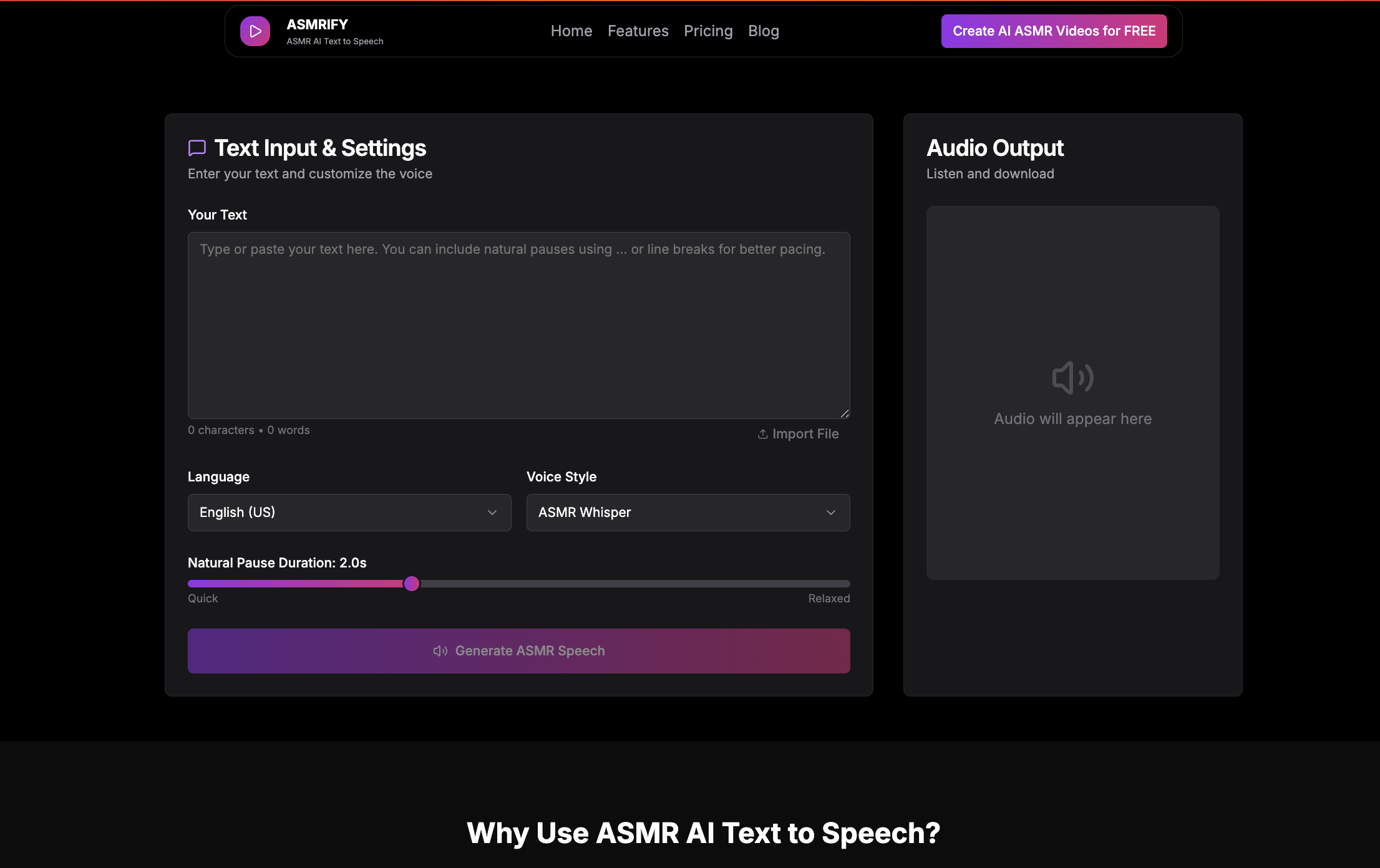 ASMRify.com screenshot 4