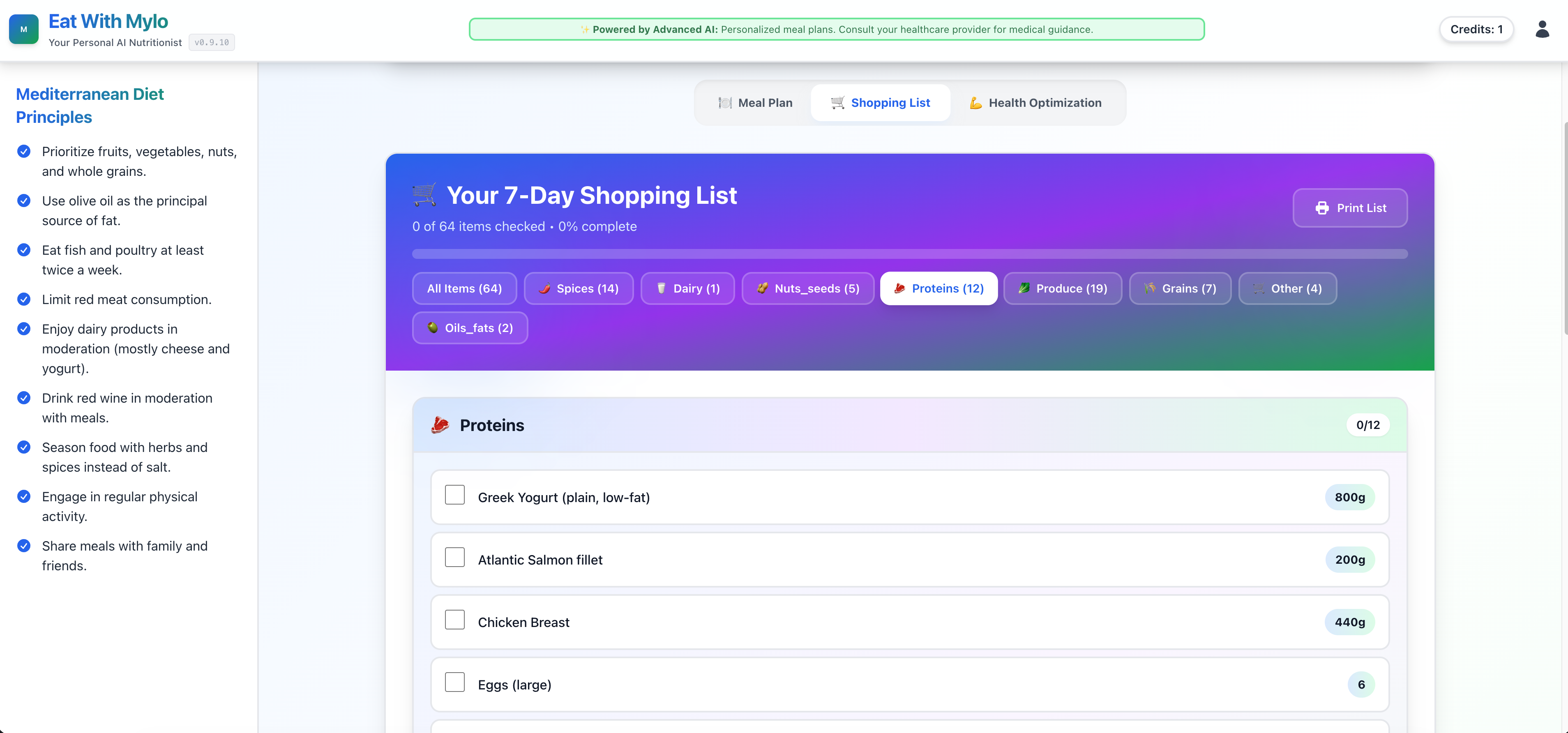 Mylo – Multi-Agent AI Nutrition Coach screenshot 5