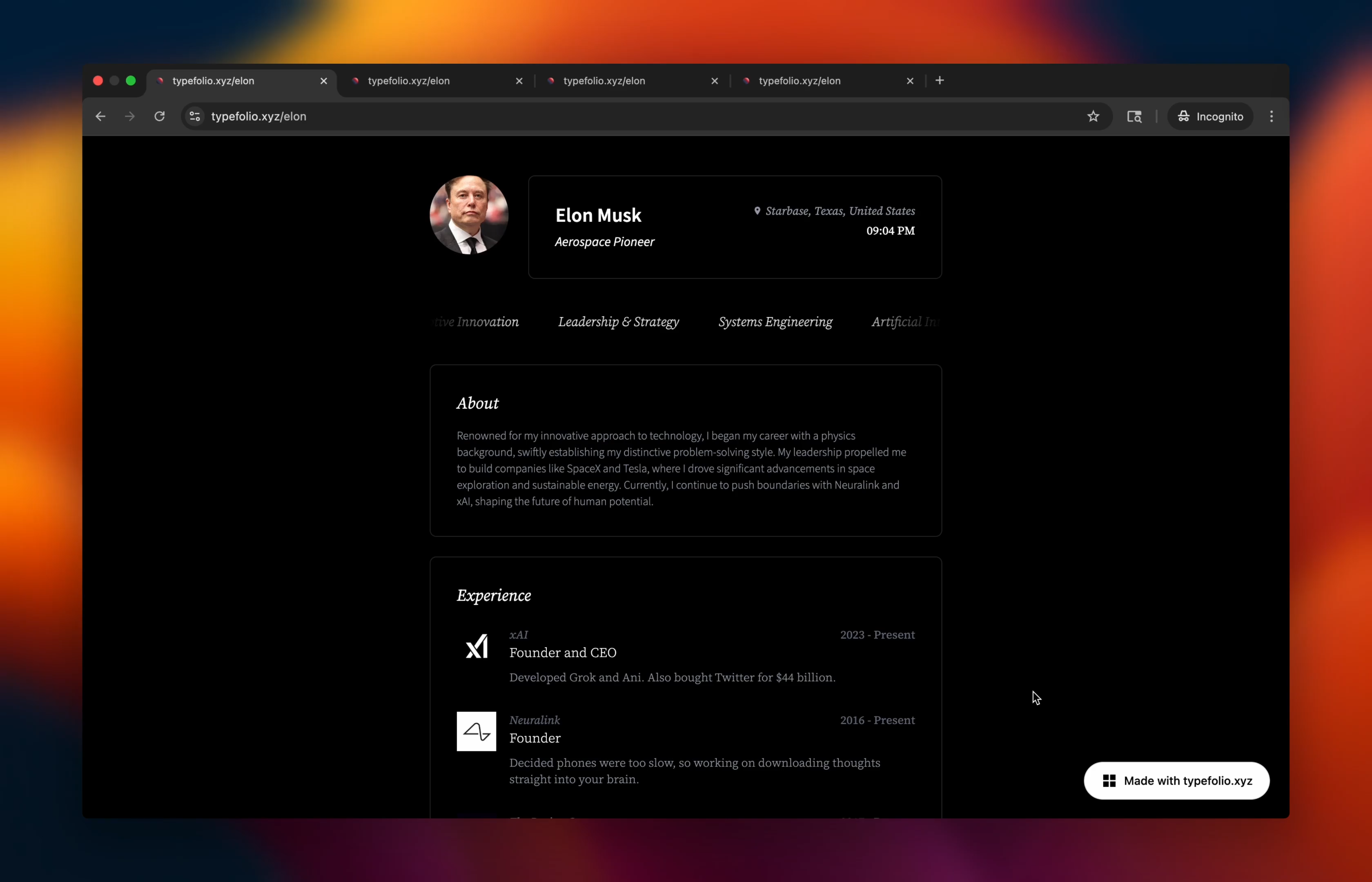 Typefolio screenshot 4