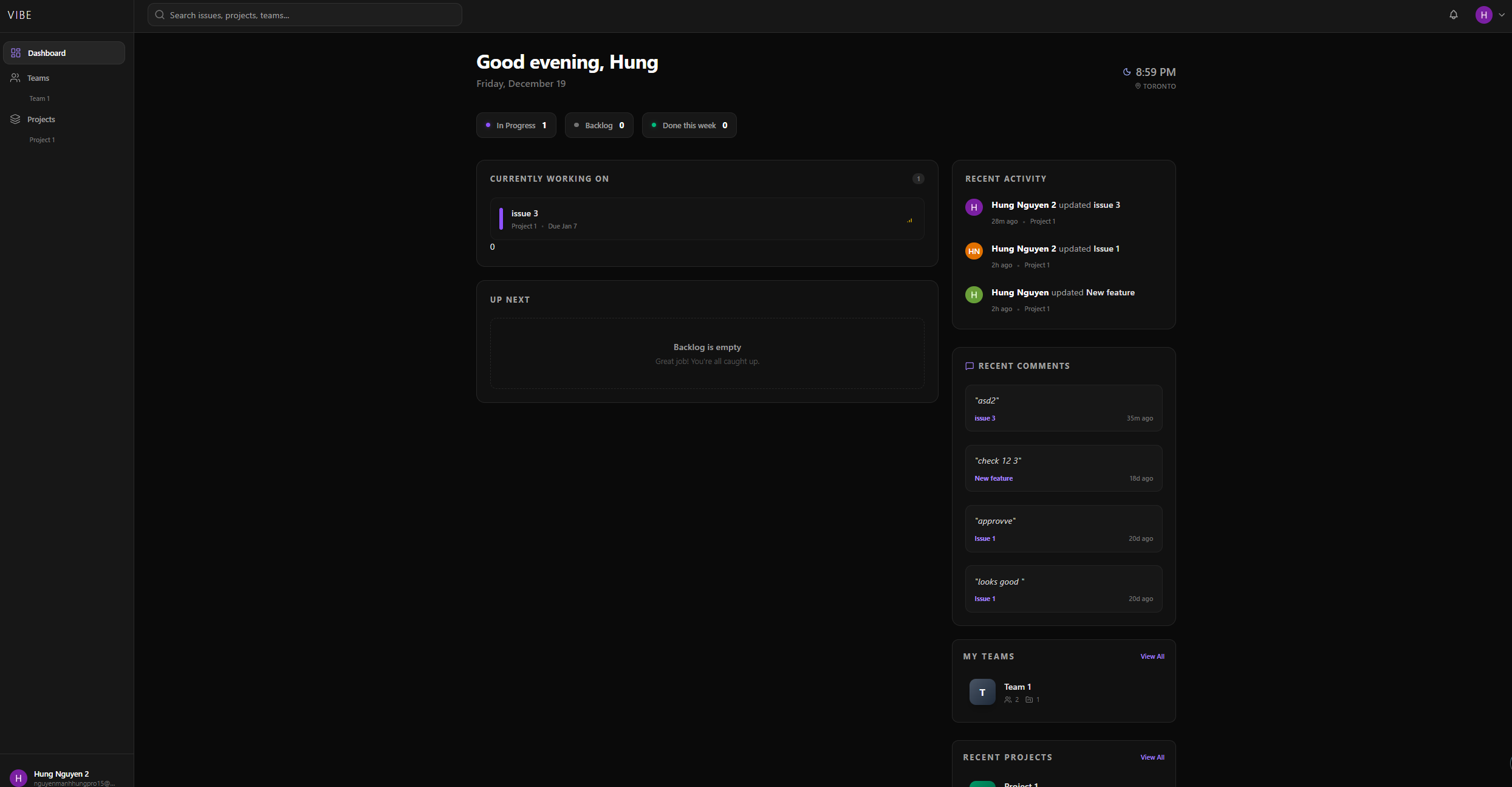Vibe screenshot 2