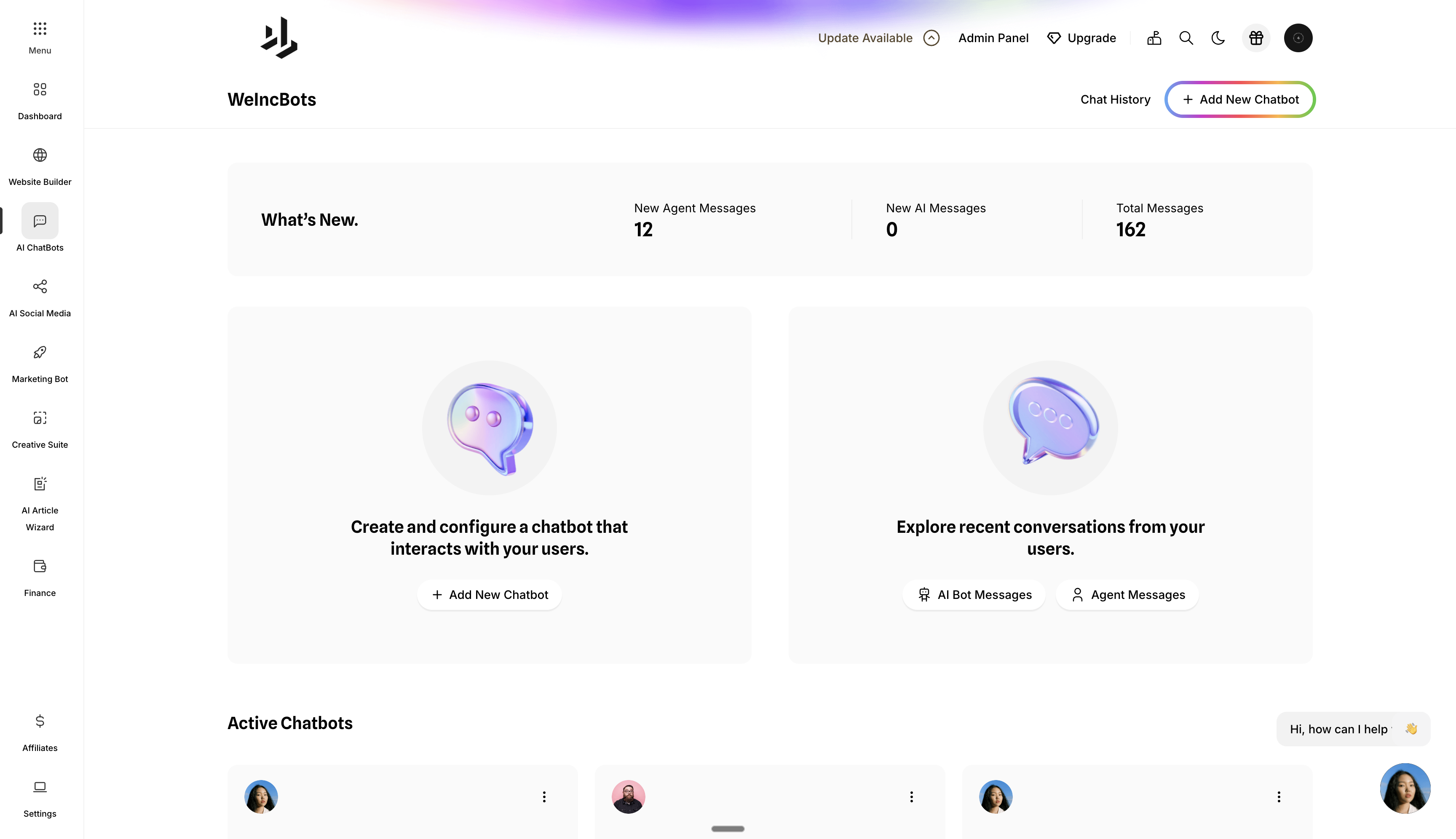 WeInc screenshot 2