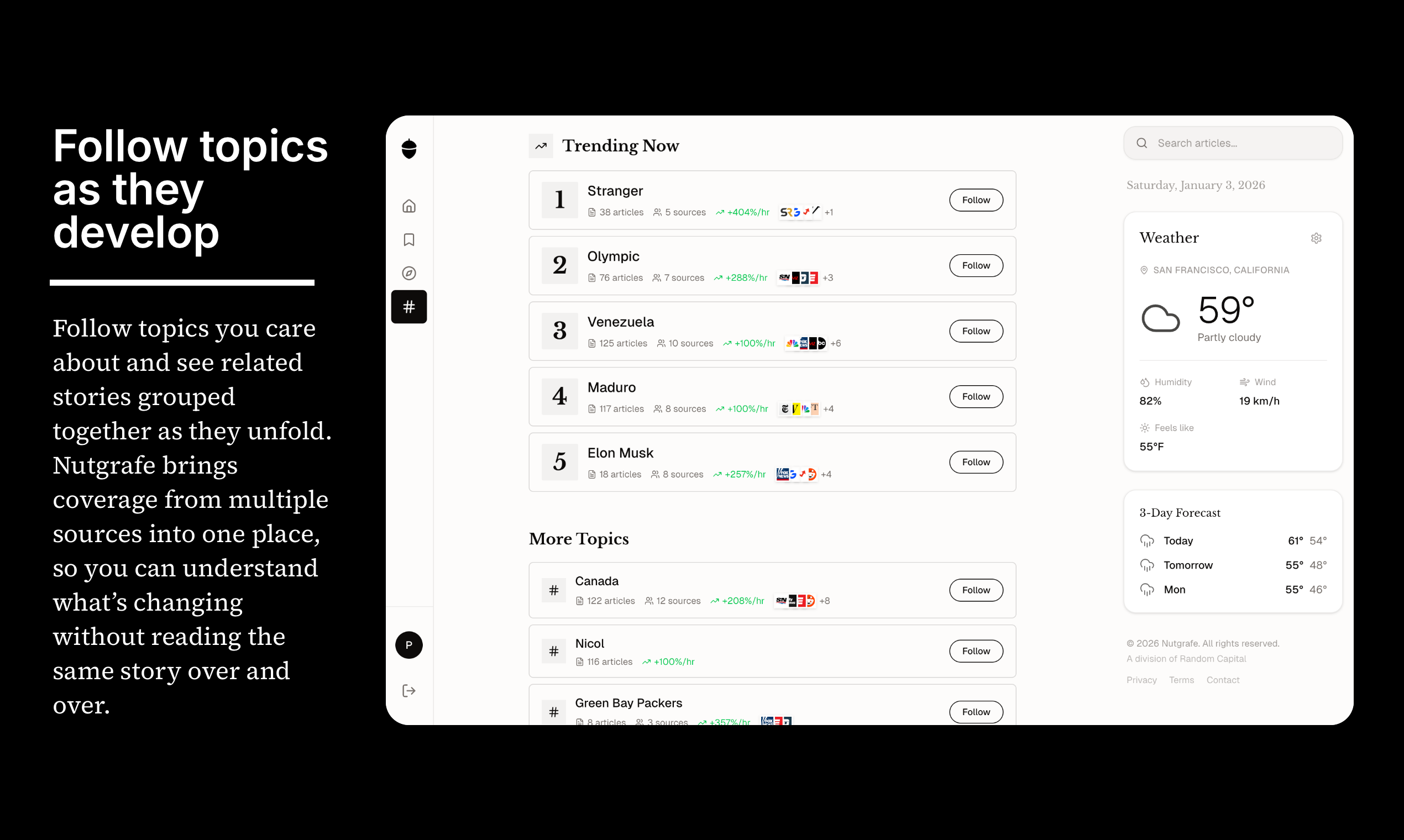 Nutgrafe screenshot 4