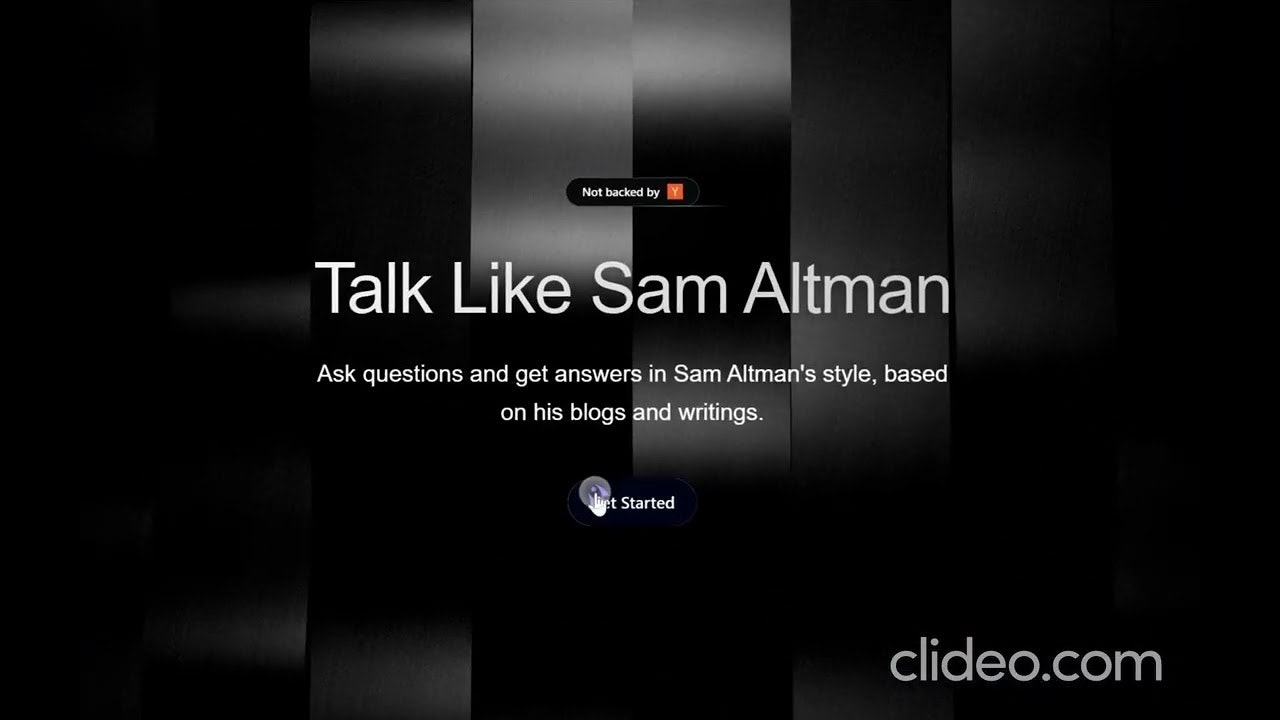 AltmanGpt screenshot 1