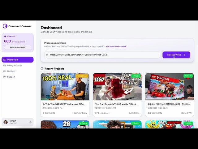 CommentCanvas screenshot 1