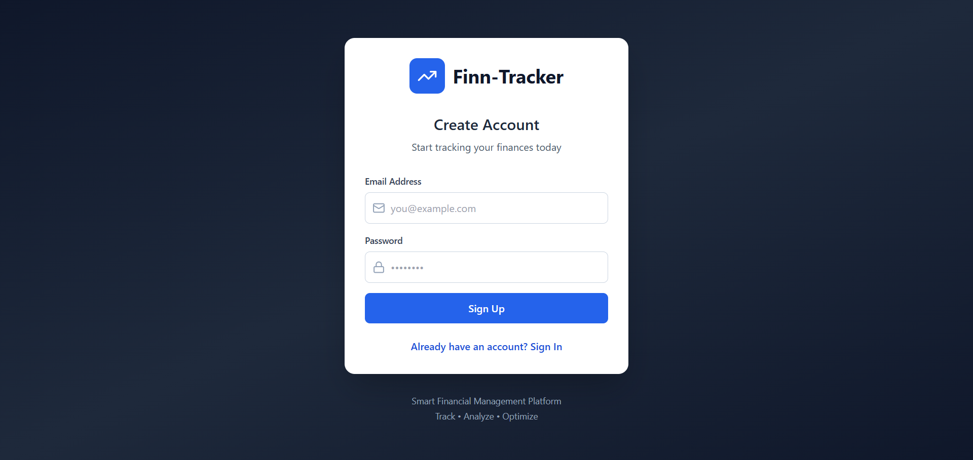 Finn Tracker screenshot 1