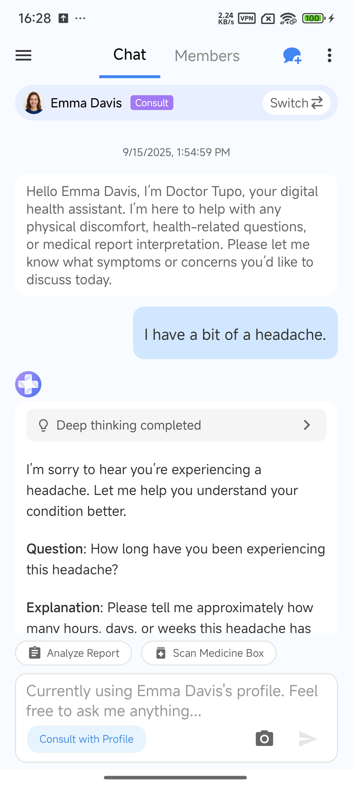 Tupo Doctor – AI Health Assistant screenshot 2