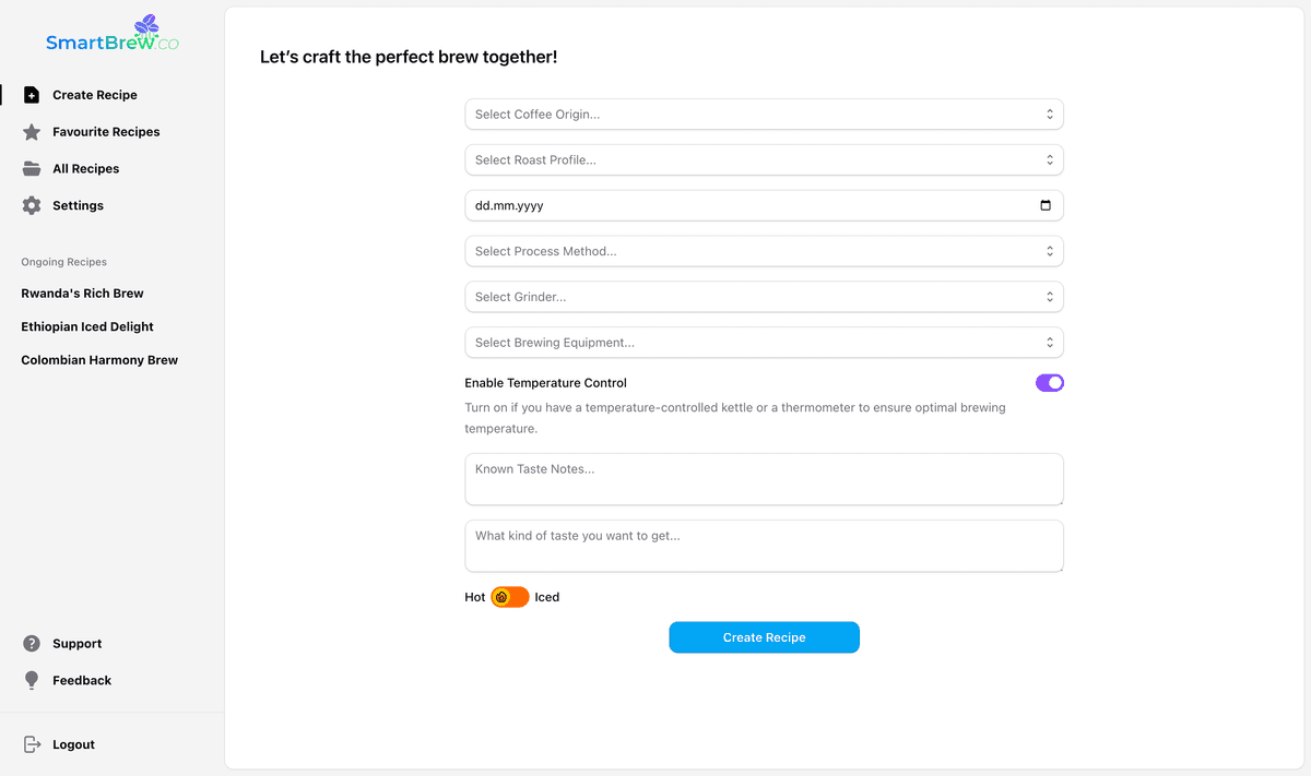 SmartBrew screenshot 1