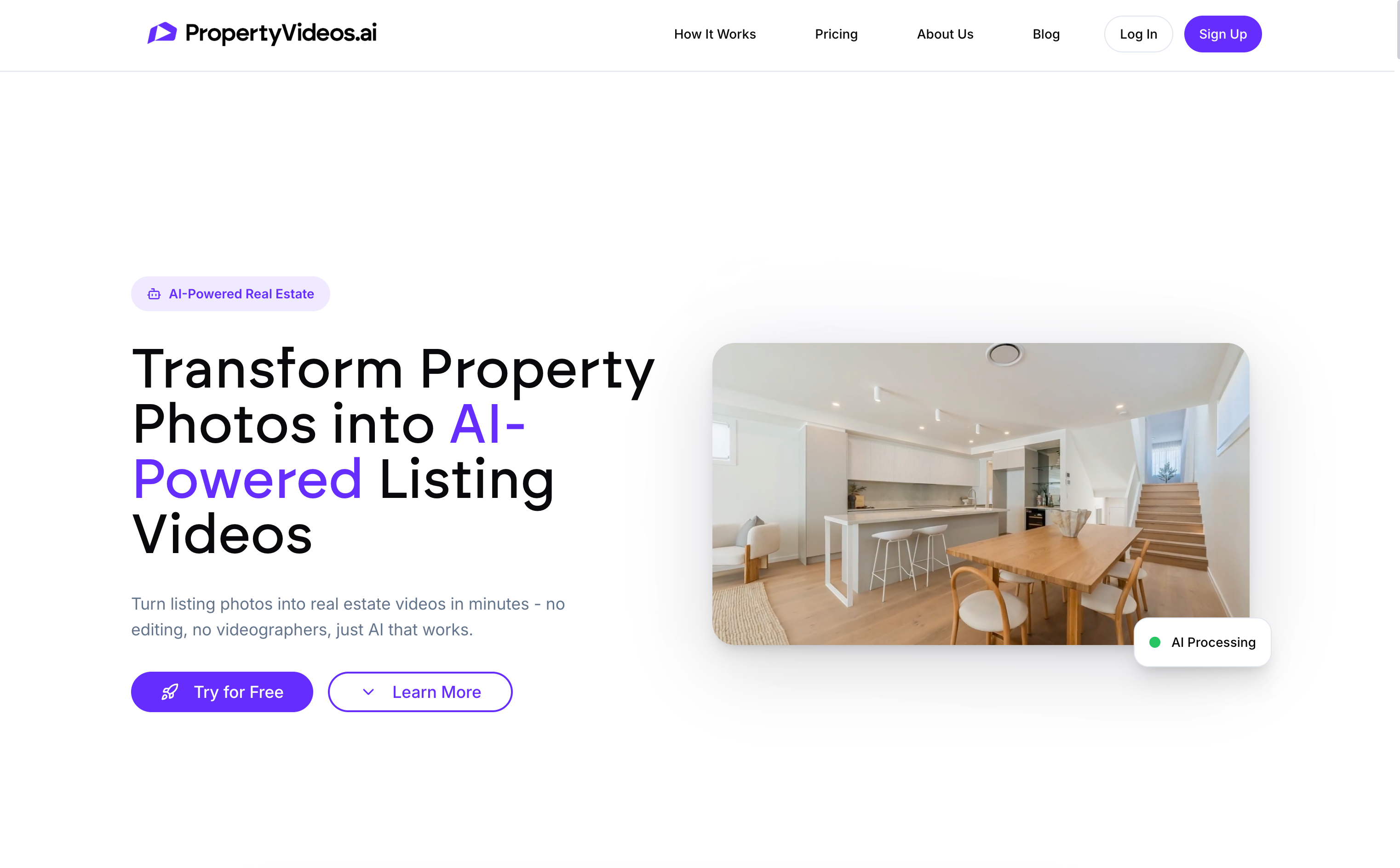 PropertyVideos.ai screenshot 2