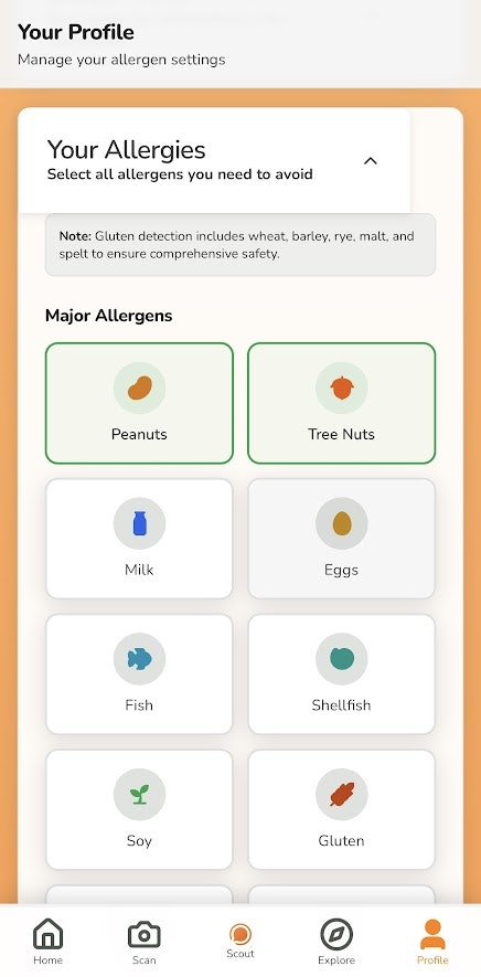 Allergen Scout screenshot 3