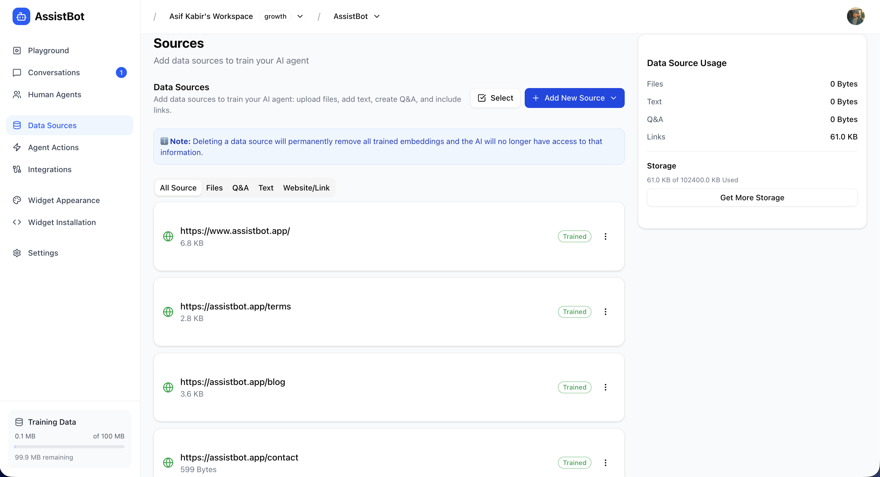 AssistBot screenshot 3