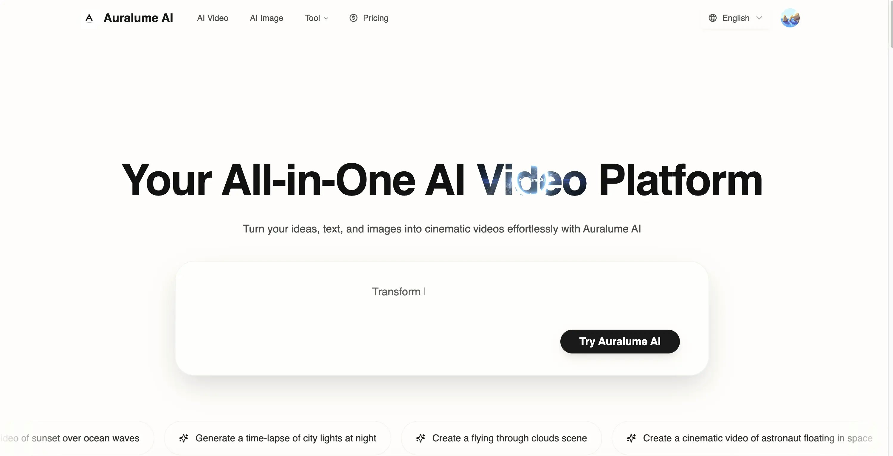 Auralume AI screenshot 1