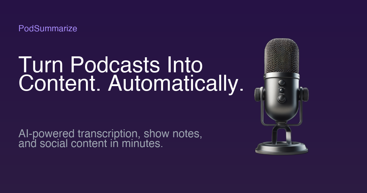 PodSummarize screenshot 1