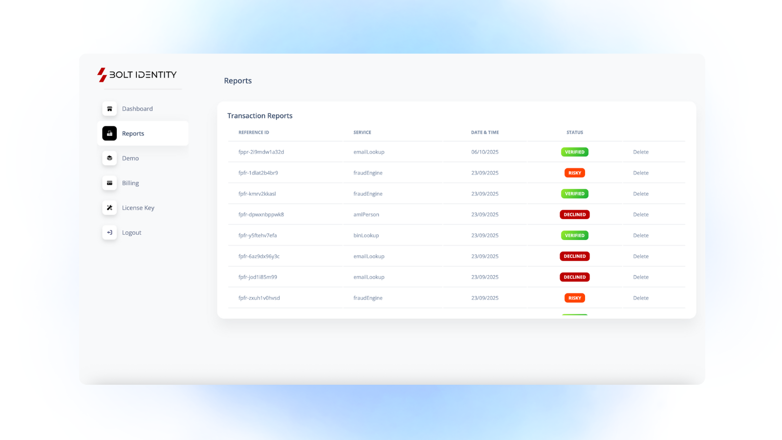 Bolt Identity screenshot 4
