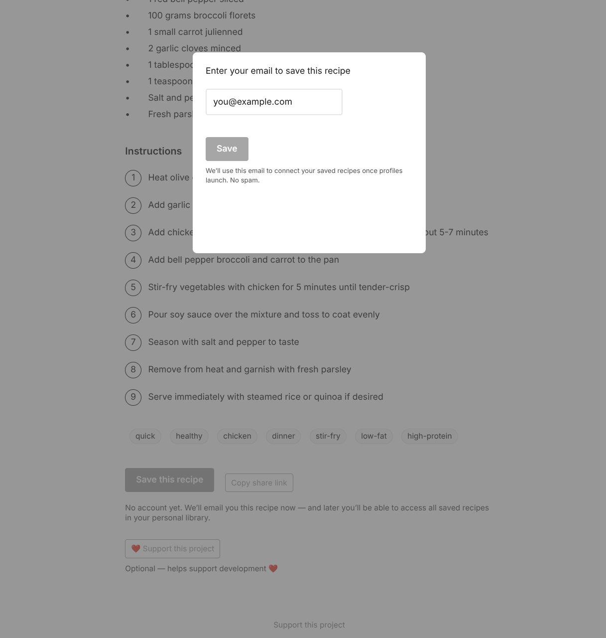 Subtlefood screenshot 3