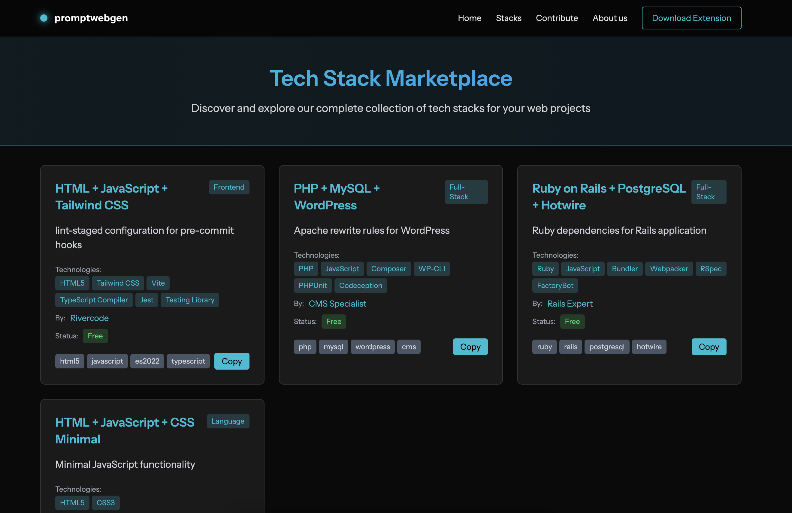 PromptWebGen screenshot 5